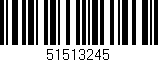 Código de barras (EAN, GTIN, SKU, ISBN): '51513245'