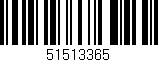 Código de barras (EAN, GTIN, SKU, ISBN): '51513365'