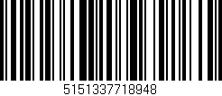 Código de barras (EAN, GTIN, SKU, ISBN): '5151337718948'