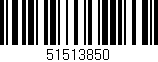 Código de barras (EAN, GTIN, SKU, ISBN): '51513850'