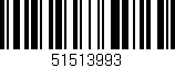 Código de barras (EAN, GTIN, SKU, ISBN): '51513993'