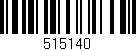 Código de barras (EAN, GTIN, SKU, ISBN): '515140'