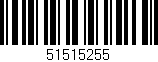 Código de barras (EAN, GTIN, SKU, ISBN): '51515255'