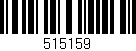 Código de barras (EAN, GTIN, SKU, ISBN): '515159'