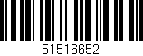 Código de barras (EAN, GTIN, SKU, ISBN): '51516652'