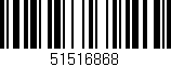 Código de barras (EAN, GTIN, SKU, ISBN): '51516868'