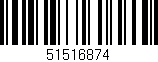 Código de barras (EAN, GTIN, SKU, ISBN): '51516874'