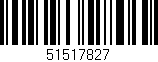 Código de barras (EAN, GTIN, SKU, ISBN): '51517827'