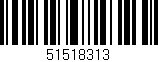 Código de barras (EAN, GTIN, SKU, ISBN): '51518313'