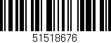 Código de barras (EAN, GTIN, SKU, ISBN): '51518676'