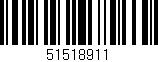 Código de barras (EAN, GTIN, SKU, ISBN): '51518911'