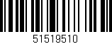 Código de barras (EAN, GTIN, SKU, ISBN): '51519510'