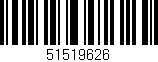 Código de barras (EAN, GTIN, SKU, ISBN): '51519626'