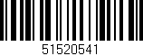 Código de barras (EAN, GTIN, SKU, ISBN): '51520541'