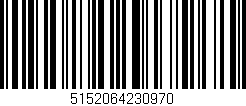 Código de barras (EAN, GTIN, SKU, ISBN): '5152064230970'