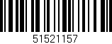 Código de barras (EAN, GTIN, SKU, ISBN): '51521157'