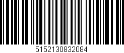 Código de barras (EAN, GTIN, SKU, ISBN): '5152130832084'