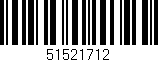 Código de barras (EAN, GTIN, SKU, ISBN): '51521712'