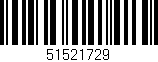 Código de barras (EAN, GTIN, SKU, ISBN): '51521729'