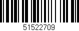Código de barras (EAN, GTIN, SKU, ISBN): '51522709'