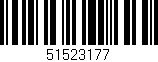 Código de barras (EAN, GTIN, SKU, ISBN): '51523177'