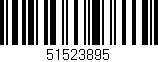 Código de barras (EAN, GTIN, SKU, ISBN): '51523895'