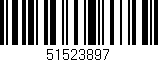 Código de barras (EAN, GTIN, SKU, ISBN): '51523897'