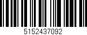 Código de barras (EAN, GTIN, SKU, ISBN): '5152437092'