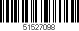 Código de barras (EAN, GTIN, SKU, ISBN): '51527098'