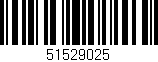 Código de barras (EAN, GTIN, SKU, ISBN): '51529025'