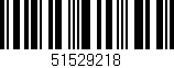 Código de barras (EAN, GTIN, SKU, ISBN): '51529218'