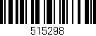 Código de barras (EAN, GTIN, SKU, ISBN): '515298'
