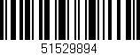 Código de barras (EAN, GTIN, SKU, ISBN): '51529894'