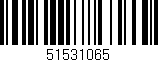 Código de barras (EAN, GTIN, SKU, ISBN): '51531065'