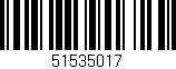 Código de barras (EAN, GTIN, SKU, ISBN): '51535017'