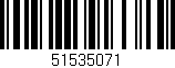 Código de barras (EAN, GTIN, SKU, ISBN): '51535071'