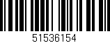 Código de barras (EAN, GTIN, SKU, ISBN): '51536154'
