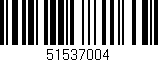Código de barras (EAN, GTIN, SKU, ISBN): '51537004'