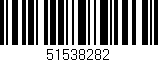 Código de barras (EAN, GTIN, SKU, ISBN): '51538282'