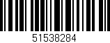 Código de barras (EAN, GTIN, SKU, ISBN): '51538284'