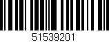Código de barras (EAN, GTIN, SKU, ISBN): '51539201'
