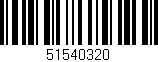 Código de barras (EAN, GTIN, SKU, ISBN): '51540320'