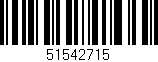 Código de barras (EAN, GTIN, SKU, ISBN): '51542715'