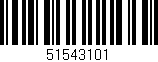Código de barras (EAN, GTIN, SKU, ISBN): '51543101'