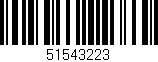 Código de barras (EAN, GTIN, SKU, ISBN): '51543223'