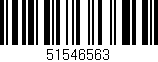 Código de barras (EAN, GTIN, SKU, ISBN): '51546563'