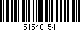 Código de barras (EAN, GTIN, SKU, ISBN): '51548154'