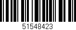 Código de barras (EAN, GTIN, SKU, ISBN): '51548423'