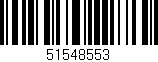 Código de barras (EAN, GTIN, SKU, ISBN): '51548553'