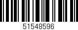 Código de barras (EAN, GTIN, SKU, ISBN): '51548596'